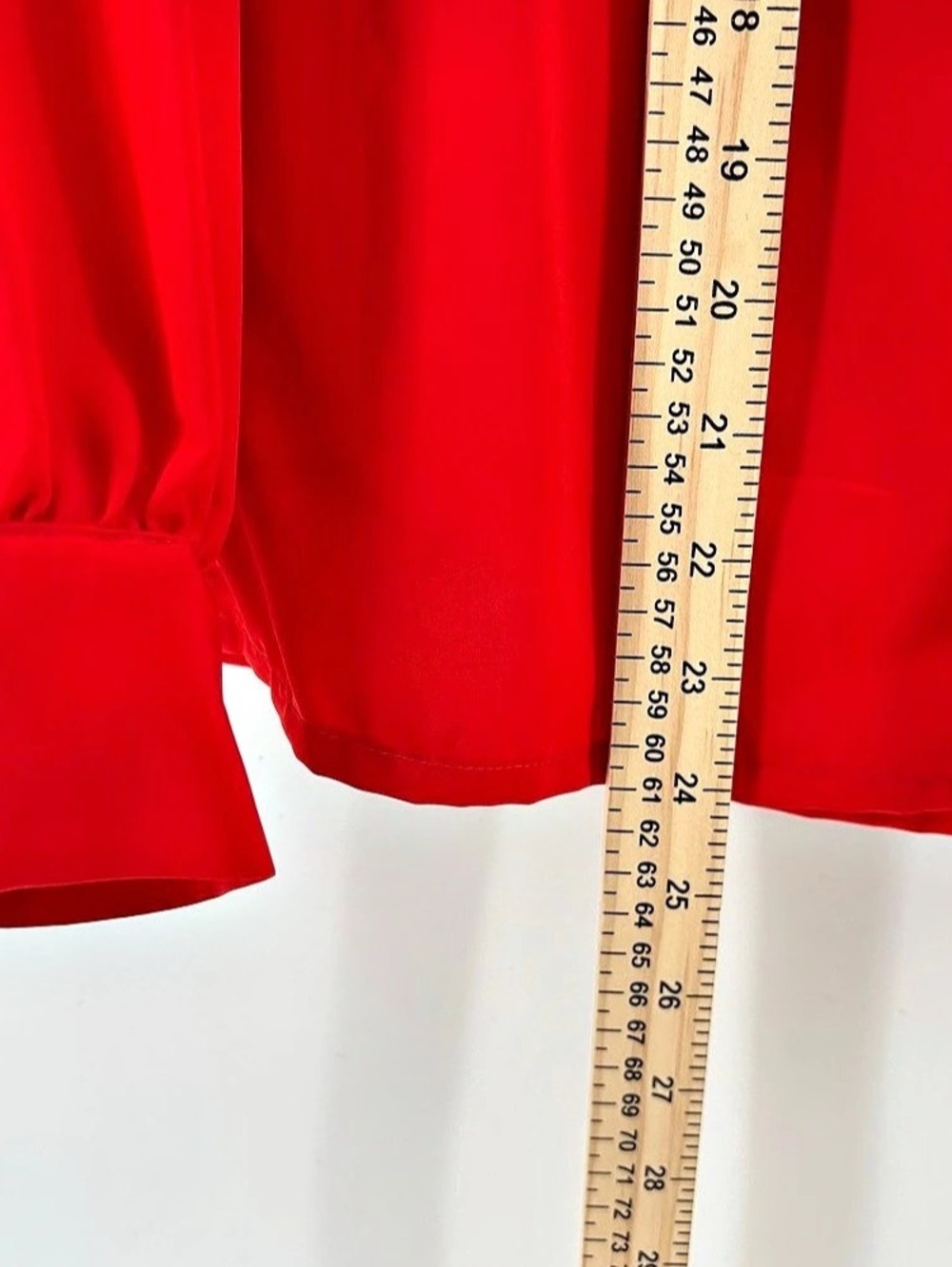 Vintage Pendleton Country Sophisticates Red Blouse 6 Office Siren Secretarycore - Picture 6 of 9